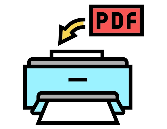 come stampare documento in pdf